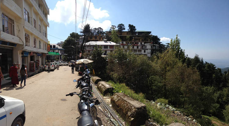 Temple Road, McLeod Ganj, Dharamsala, India