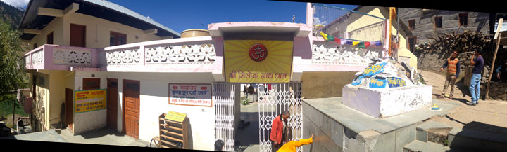 Phakpa temple of Triloknath, Lahaul, as seen from the exterior of its courtyard