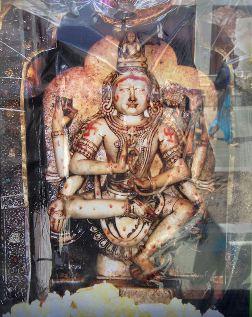 Avalokiteshvara statue at Phakpa Temple, Triloknath, Lahaul