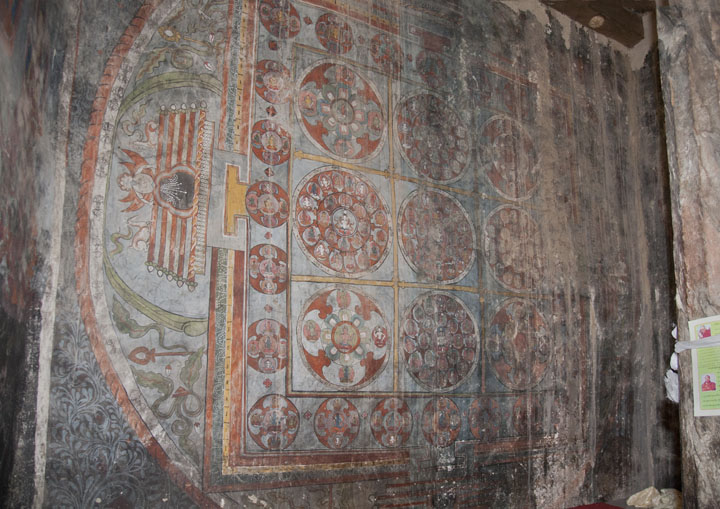 View of Vajradhatu mandala, Nangbarnangzad, Mangyu Monastery, Ladakh
