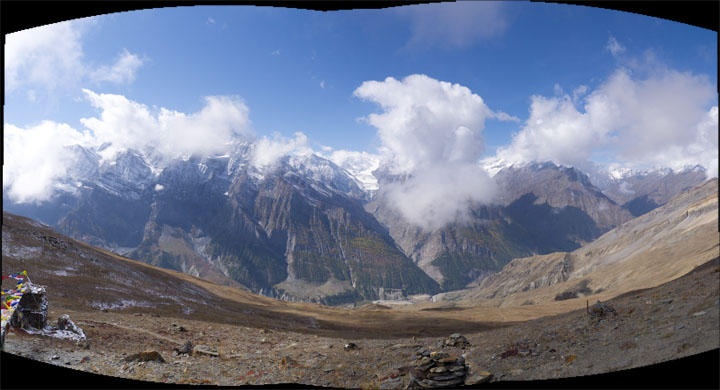 Dribu Ri Mountain on other side, Lahaul