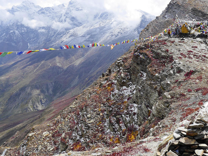 View of Keylong side of Drilbu Ri Mountain, Lahaul