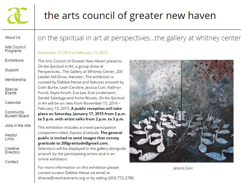 Eva Lee at Arts Council New Haven