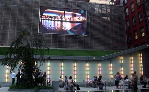 Artist / Experimental Filmmaker Eva Lee, Big Screen Plaza
