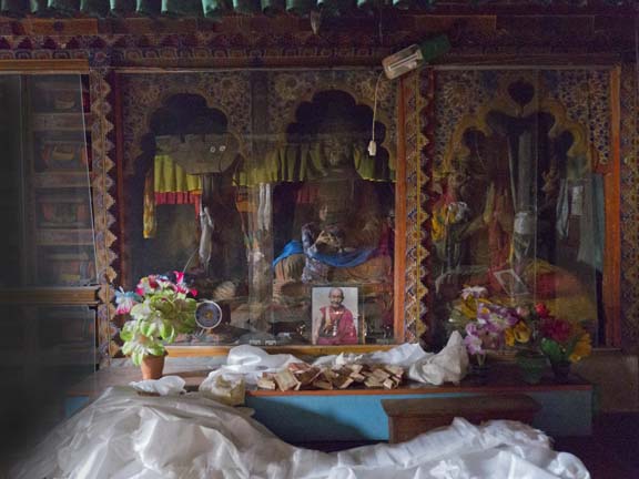 Kanjur Lhakang, library, Dhangkar Monastery