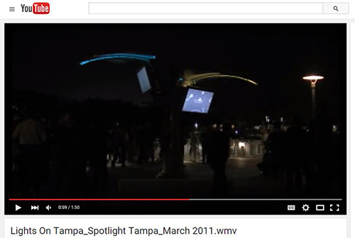 Artist / Experimental Filmmaker Eva Lee, Lights on Tampa
