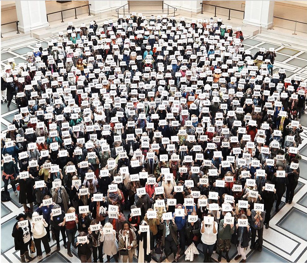 Now Be Here #2, NYC, 2016. Courtesy Paola Kudacki. Courtesy Kim Schoenstadt, Shinique Smith, and the Brooklyn Museum.