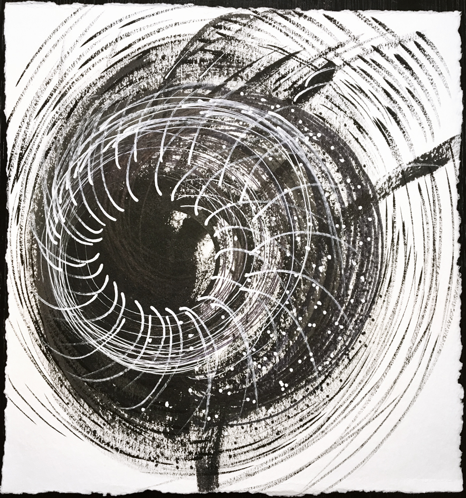 Artist Eva Lee Brush & Ink drawing