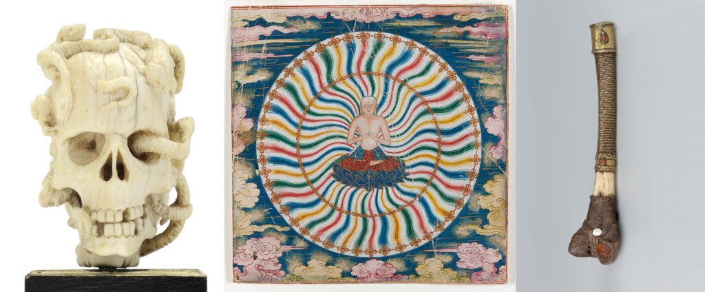 Artwork on exhibition at the Rubin Museum's show Death is Not the End